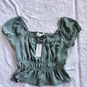 Green Women's Top